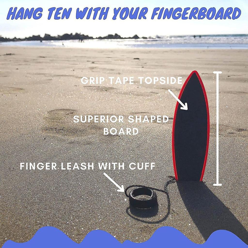 5pcs Finger Surfboard Toy Mini Fingerboard Surf The Wind Board For Kids Teens Adults-hao