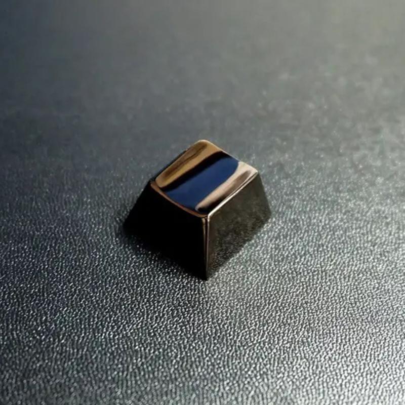 Metal Keycaps Cherry Profile for Mechanical Keyboard Switches Keycaps Black Silver Gold