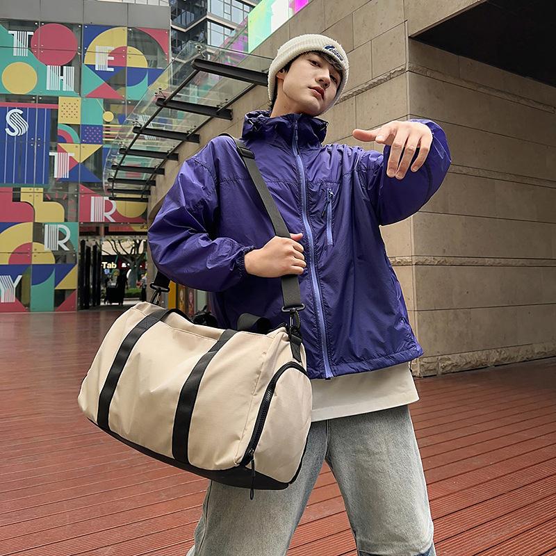 Sport fitness tas droog en nat scheiding sportschool speciale tas schouder messenger tas Oxford doek waterdicht reistas