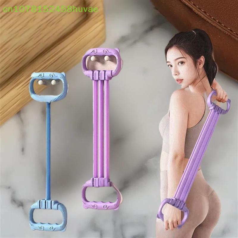 Adjustable Pounds Tension Rope Open Shoulder Back Training Fitness Elastic Straps Stretching Exercise Yoga Tension Ropes