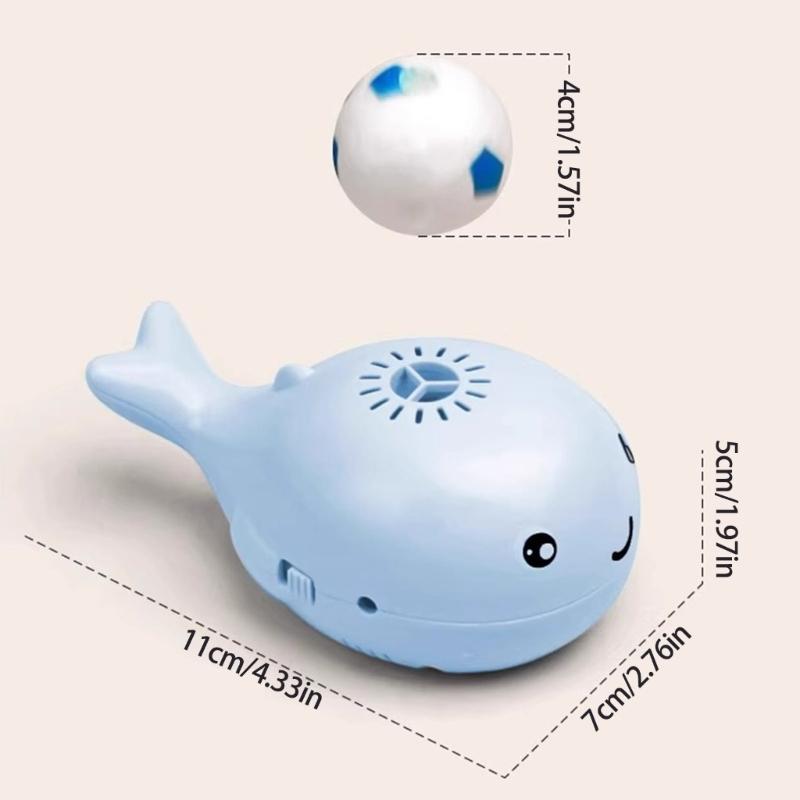 Soccer Round Styles Whale Floating Cats Toy Electric Motion Round Designs for Cats and Kittens Indoor Entertainment
