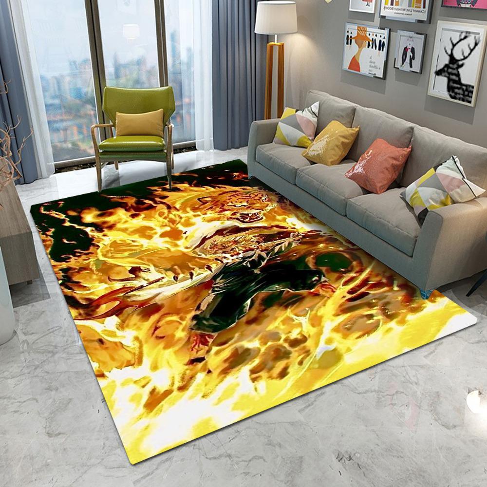 Χαλί Φλόγα Άγρια Τίγρη Ευρωπαϊκού Στυλ Σαλόνι Καναπές Υπνοδωμάτιο Γραφείο Κουζίνα Χαλάκι Πόρτας Εισόδου Αντιολισθητικό Διακοσμητικό Σπιτιού Χαλί