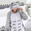 Pink Dinosaur Cosplay Cat Panda Costume Pajama Onesie Kigurumi Jumpsuit Sleepwear Suit Fancy Dress 3pcs / Set ( Jumpsuit Shoes Gloves)