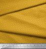 Soimoi Japan Crepe Satin Fabric Geometric Small Print Fabric by Metre 42 Inch