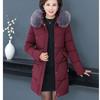 Vestes d'hiver rembourrées en coton pour femmes de grande taille 6XL Doudounes pour mères d'âge moyen Parkas chaudes et épaisses