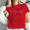 Unisexs French Girls Single Farewell Graphic Tshirts Short Sleeve Tees Future Bride Team Bride Tshirts Aesthetic Streetwear