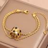 Popular bracelet, titanium steel does not fade, love zircon bracelet, high-end female light luxury niche bracelet, bracelet.