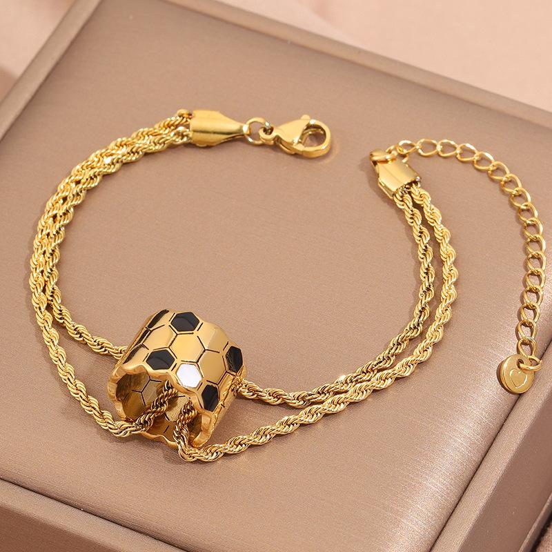 Popular bracelet, titanium steel does not fade, love zircon bracelet, high-end female light luxury niche bracelet, bracelet.