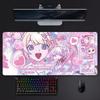 Cute Dark Game Nneedy Girl Overload Mouse Pad Large Gaming Mousepad With Stitched Edges Thickened Desk Mat Pc