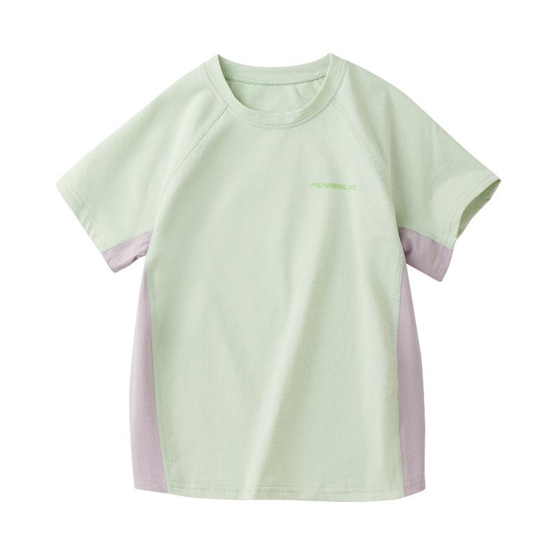 Kids Quick-Dry Short Sleeve T-Shirts for Boys & Girls - Teen Sportswear with Sun Protection