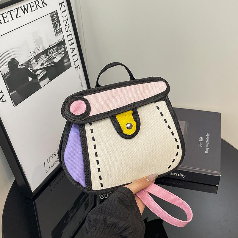 Nuova tendenza estiva carina cartone animato senso del fumetto bella casual portatile borsa a tracolla messenger borsa da donna