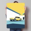 Sportwagen Klassiker 507 Gedrucktes Poster Benutzerdefinierte Wandkunst Retro Vintage Metallblechschilder für Garage Wand Deko Setup Dekorationen