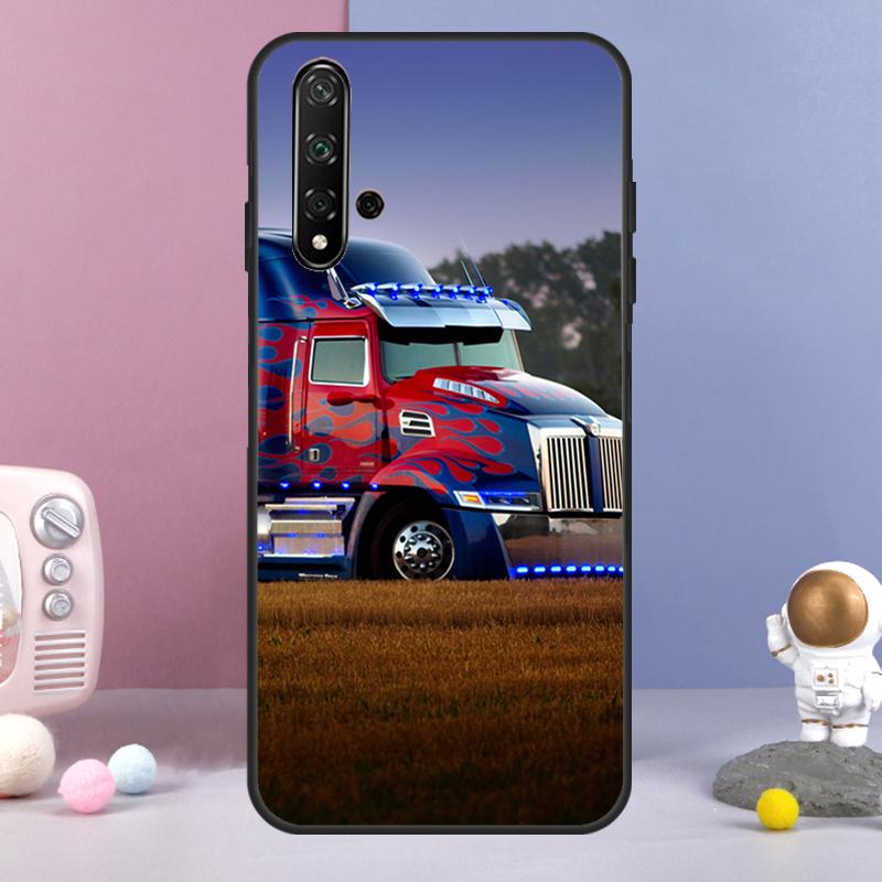 Heavy Truck Car For Huawei Nova Y72 Y61 Y91 Y73 Y90 Y70 Y60 12s 12i 11i 8i 9 10 SE P60 P30 Pro P40 Lite Case