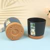Succulent Plant Pot Round Double Layer Green Plant Flowerpot Succulent Small Flower Pot For Cactus With Drainage Hole Pots