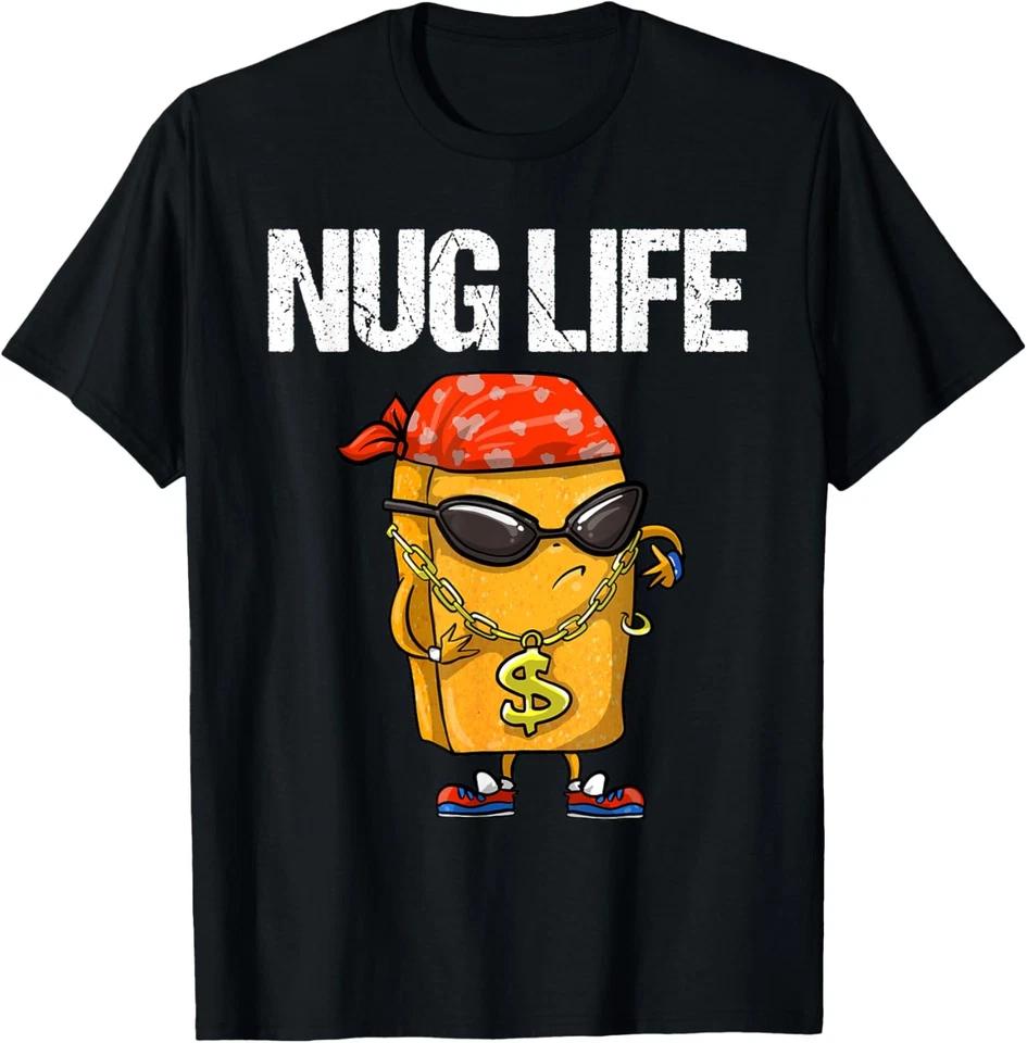 Cool Chicken Nugget Art For Boys Kids Chicken Nugget Lover T-Shirt 2XL