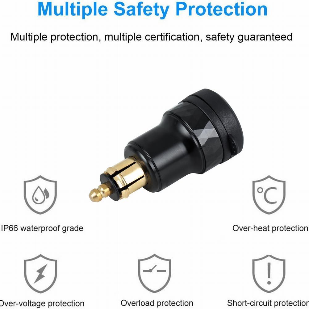 Adapter Charger Parts Plug Accessories Aluminum Alloy