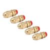5PCS G1/2 Male Thread Spray Nozzle Brass Irrigation Nozzle Durable Water Spray Head  Roof Cooling