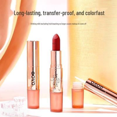 GOVO Color-Locking No-Fade Lipstick - Internet Celebrity Beauty from Douyin Live