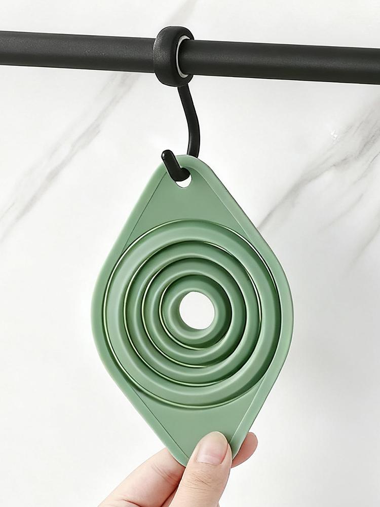 Foldable Silicone Telescopic Funnel Foldable Wide Mouth Filler Silicone Funnels Small Funnel for Filling Small Bottles