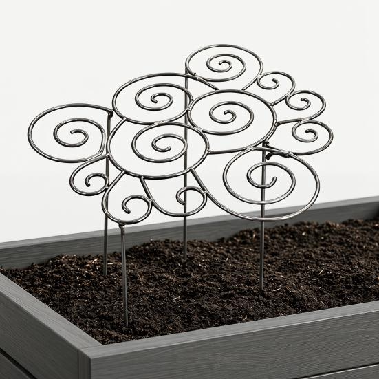Anello di Supporto Metallico per Piante, Gabbia Decorativa a Gabbia per Peonie da Giardino, Anello Decorativo Grow-Through per Piante, Palo ad Anello Fiorito Impilabile per Piante da Casa, Dahlia, Crescita Iniziale