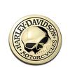 Metal Skull Personalized Car Qualified Metal Body Paste Logo Rear Headcover Standard Car Sticker (G90811)