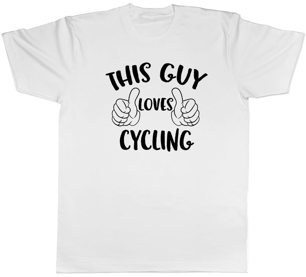 This Guy Loves Cycling Unisexs Unisex TShirt Tee