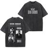 Rapper Don Omar Album Print Tshirts Unisex Women Fashion Tshirts Shortsleeved Loose Casual Cotton Vintage Washed Tshirts Tops