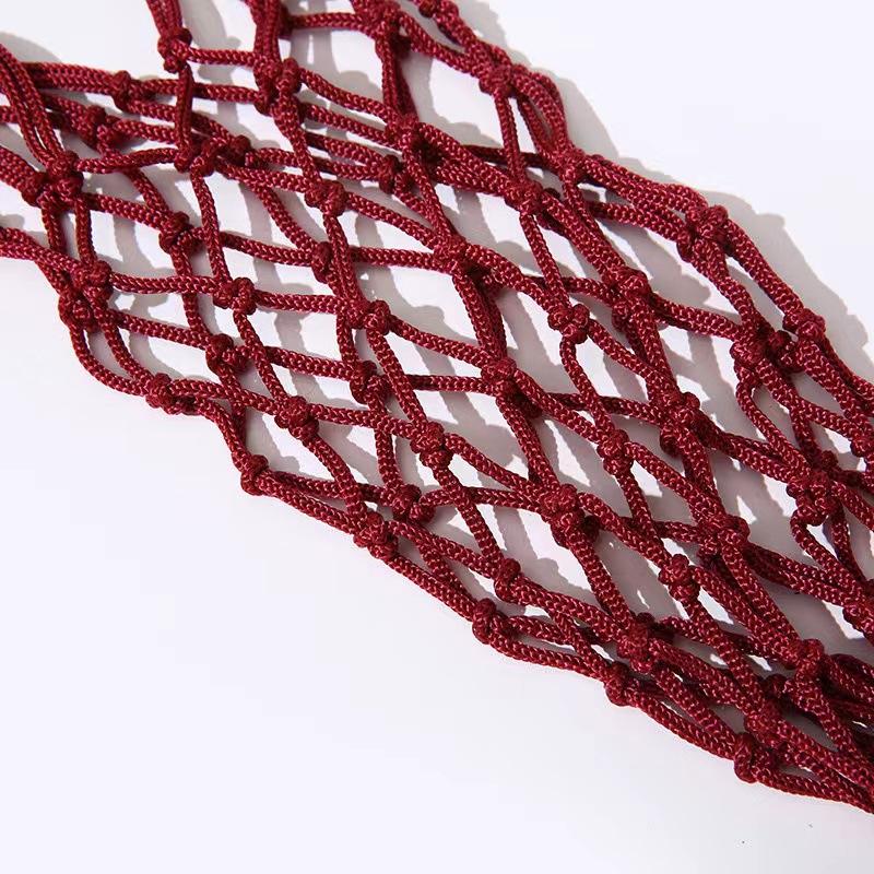 Hand-woven Mesh Bag Water Cup Net Bag Cup Cover Outdoor Leisure Hand-held Water Cup Net Bag Retro Net Celebrity Cup Cover