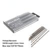 20Pcs/set 0.3mm-1.6mm Mini High Speed Steel Twist Drill Bit Set Micro HSS Drill Bit Set with Case.