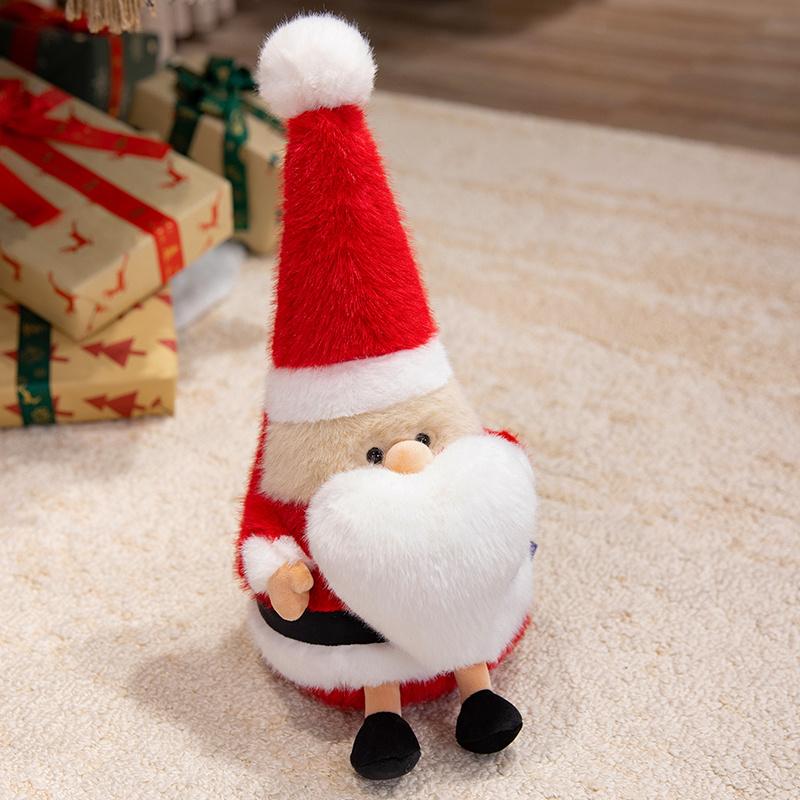 Hot Sell Cartoon Mini Santa Claus Plush Toys Stuffed Anime Plushies Dolls Christmas Home Party Decor for Kids New Year Gifts
