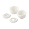 2 Pair of Plastic Stinkpot Bolt Cover Toilet Anchor Screw Cap for Home