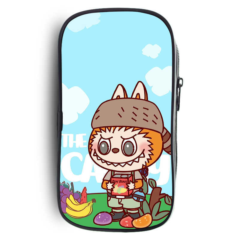 2025 Labubu Primary And Secondary School Students Cartoon Diy Printing Fashion Storage Pencil Bag