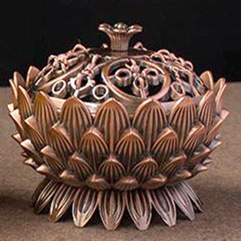 Home Decor Burner Craft Decoration Fashion Decor Yoga Prop Aromatherapy Lotus Incense Burner