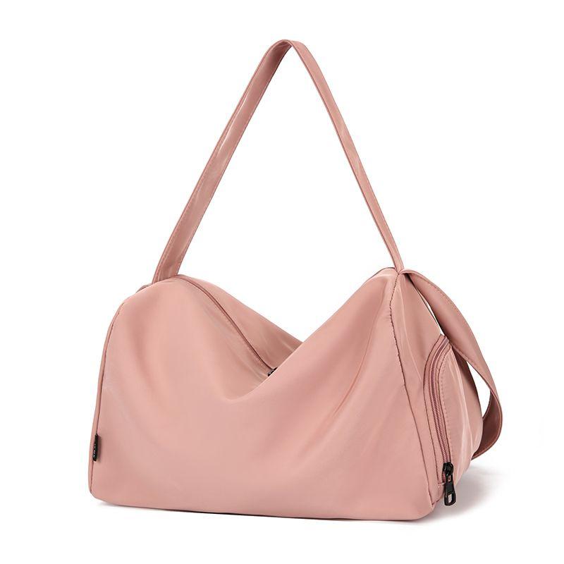 

Women s Travel bag large capacity swimming fitness bag training bag style student class pack Gym Pack Travel fitness Handbags рожевий