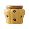 Creative Ceramic Storage Jar with Ventilation for Garlic, Ginger, and Chili Peppers
