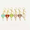 Versatile Heart Keychain Pendant with Full Diamond Design