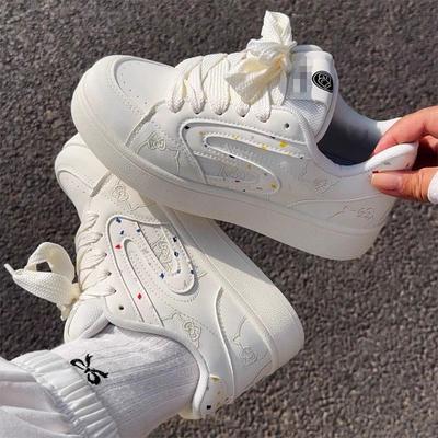 Originale Brotschuhe Damenins Tide 2025 Frühling und Herbst neue kleine weiße Schuhe Student vielseitige lässige Sport-Board-Schuhe