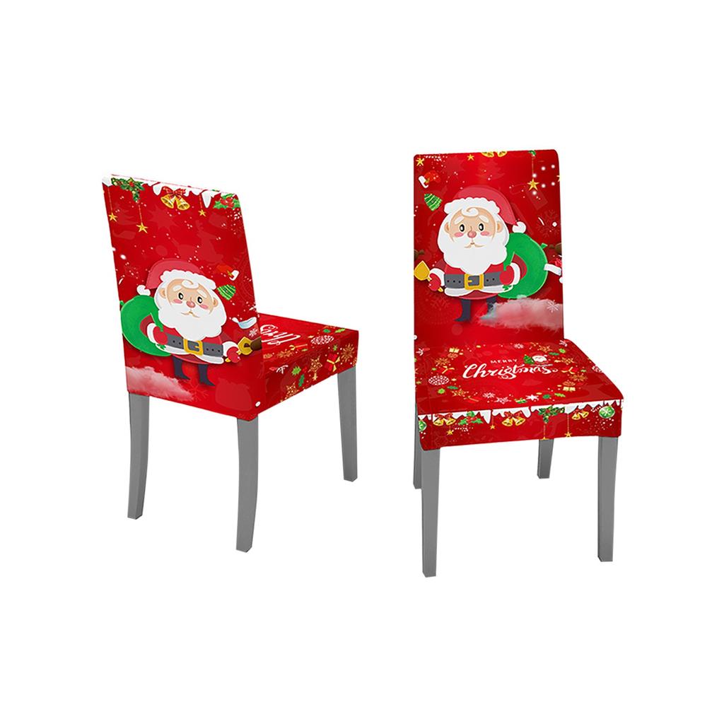 Christmas Tablecloth Print Rectangle Table Cover Set Holiday Party Home Decor