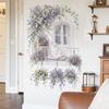 Window Sill Flower & Vine Wall Sticker: Potted Plant & Hanging Basket Decoration