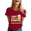 Oktoberfest Letter Print T-Shirt for Men Women, Casual Short Sleeve Tee