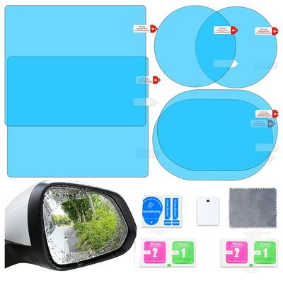Waterproof Film for Car Rearview Hydrophilic Door Side Safe Rain Universal 6 Pieces Mirrors, Film, Mirrors, Mirrors, Water-Repellent Film,