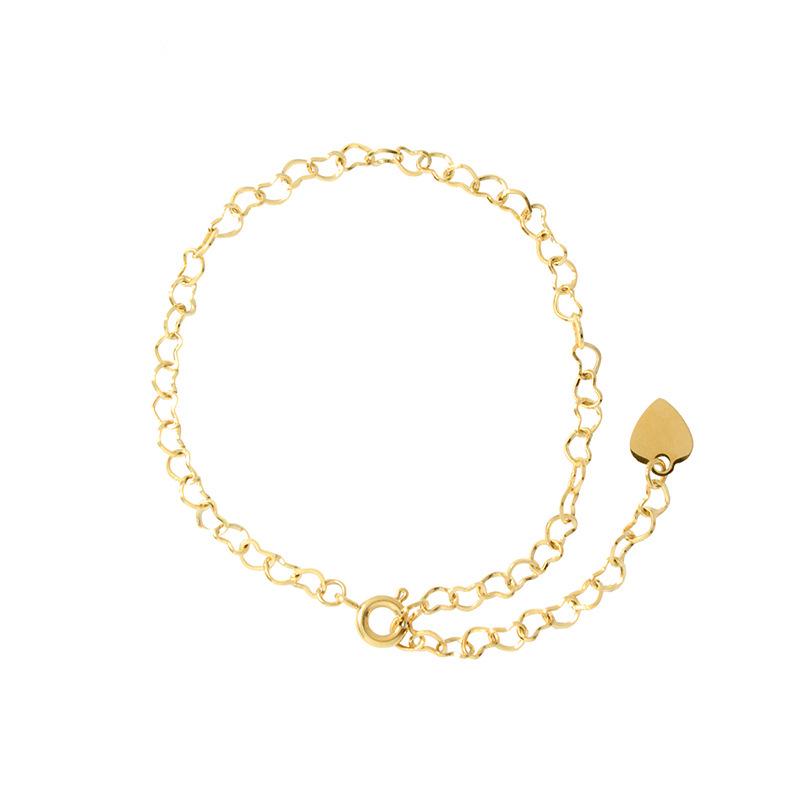 18K Gold Plated Titanium Necklace and Bracelet Set: European-American Fashion Style