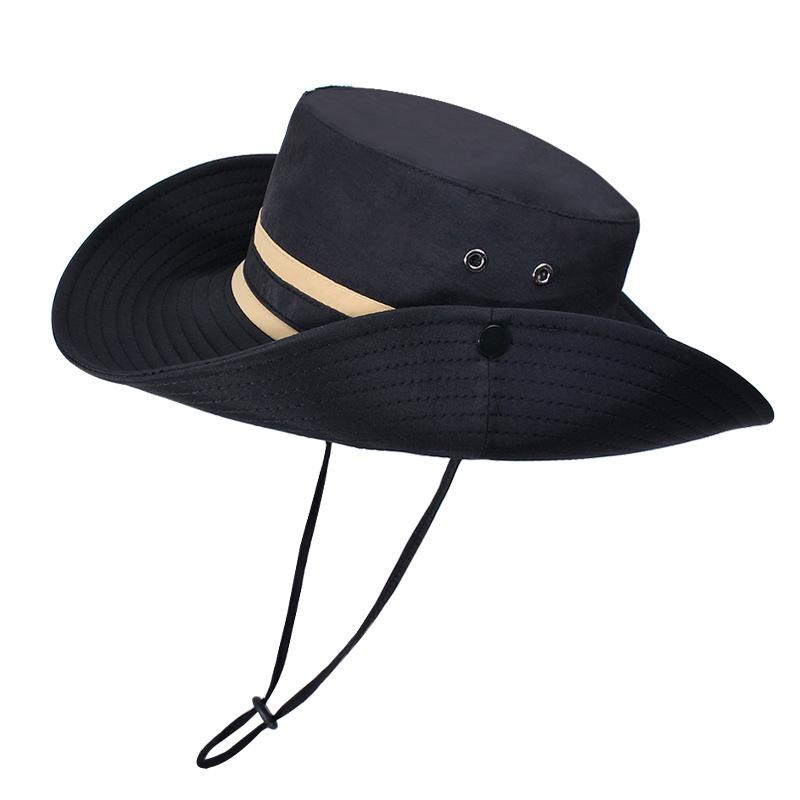 Spring and summer sun hat children outdoor mountaineering sports breathable sun protection hat fashion versatile big eaves bucket hat