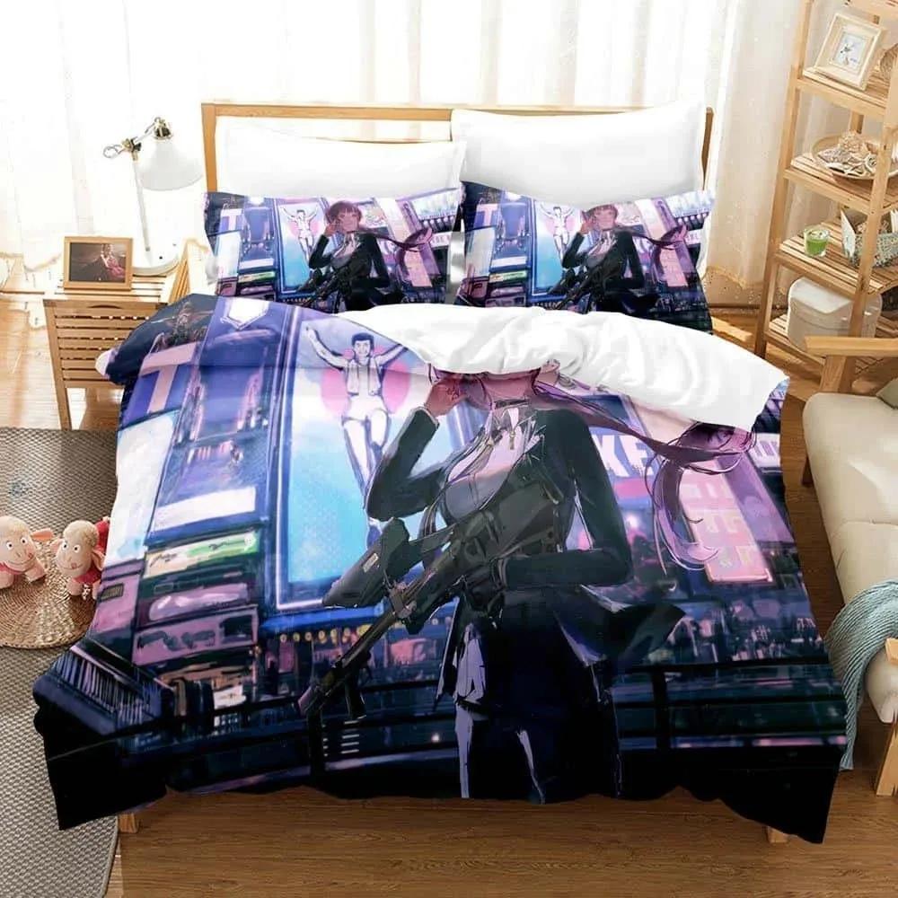 Comforter Game Goddess Of Victory Nikke Bedding Set Single Twin Full Queen King Size Bed Set Adult Kid Bedroom S 3D Anime