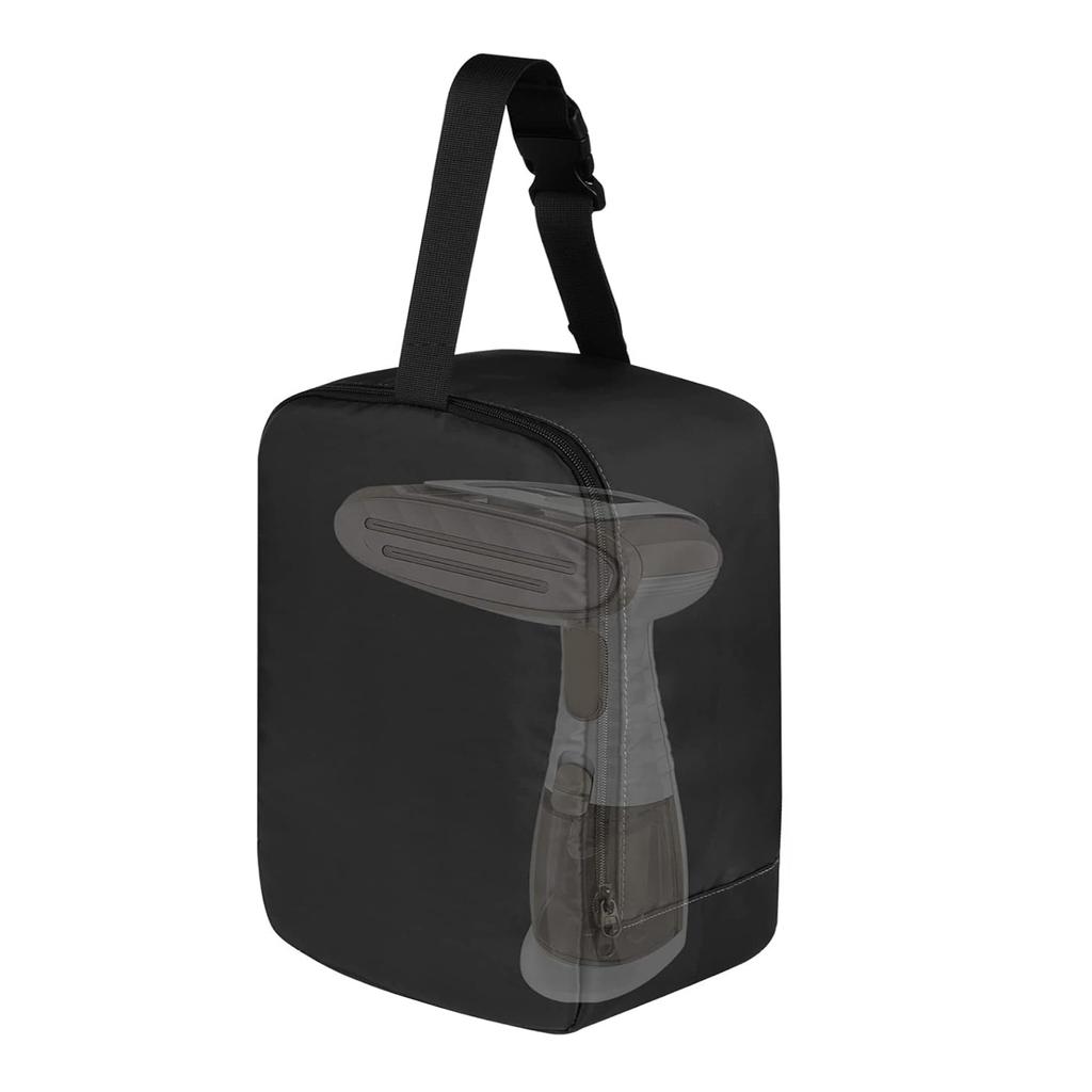 Travel Steam Iron Bag Portable Handheld Steam Iron Carrying Case Holder with Hanging Buckle Strap Black