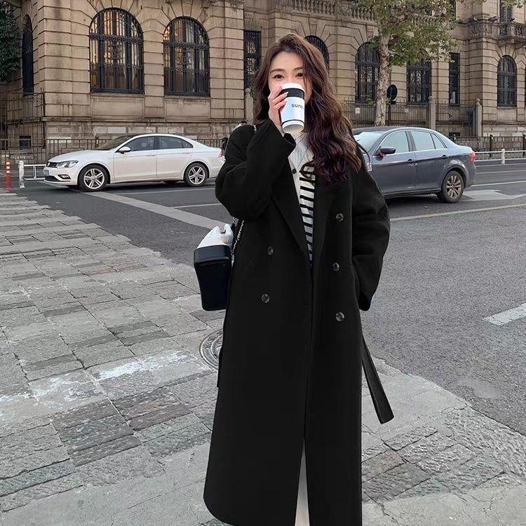 Manteau Élégant en Laine Française de Luxe Léger pour Femmes - Automne/Hiver