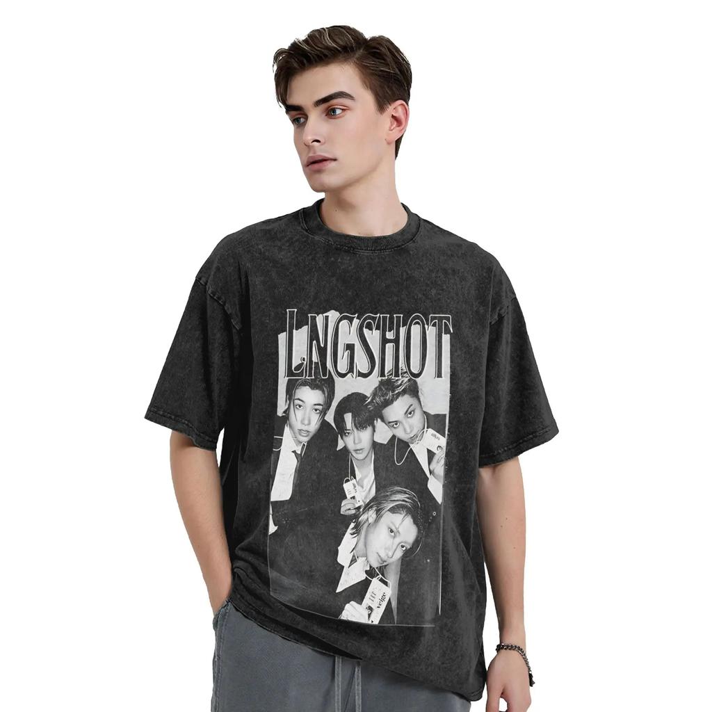 2026 Kpop Lngshot T-shirt Estiva Fantastica T-shirt Casual Harajuku per Unisex Manica Corta Abbigliamento Largo