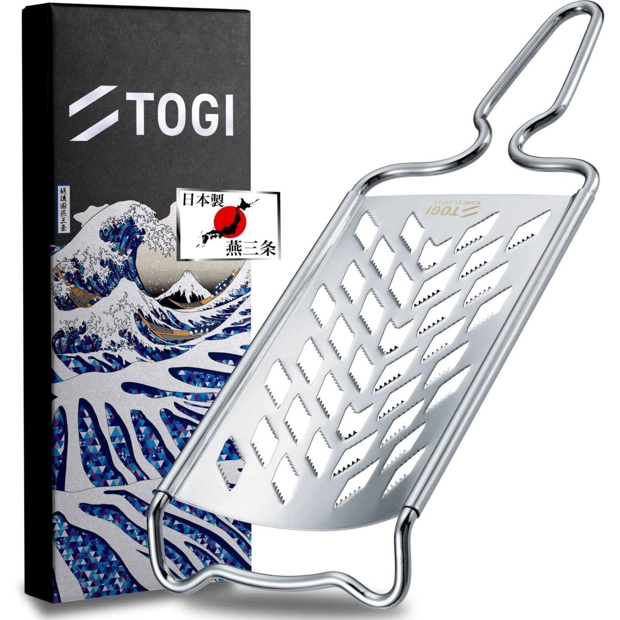 

TOGI Made in Tsubame Sanjo Редька Нержавеющая сталь Hook Master Craftsmanship Терка, Япония, [Отличная терка] Терка, Тип, серебряный