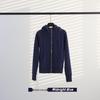Crosslulu Women's Gold Zip Slim-Fit Velvet Hoodie Sweatshirt