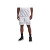 Under Armour 10 Inch Loose Fit Basketball Shorts Men Shorts White 1361905-100